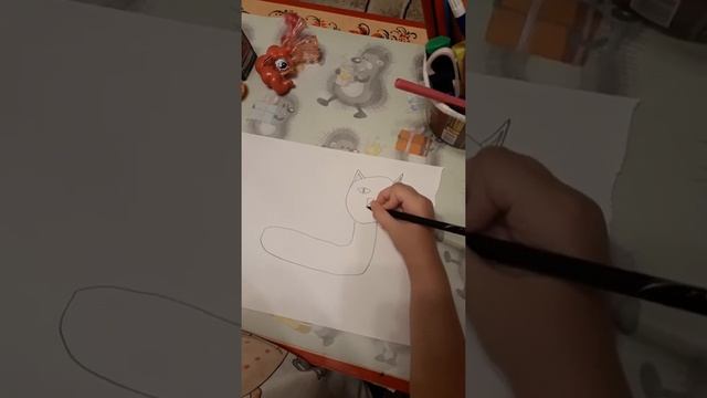 Как легко и просто нарисовать котёнка? смотреть онлайн