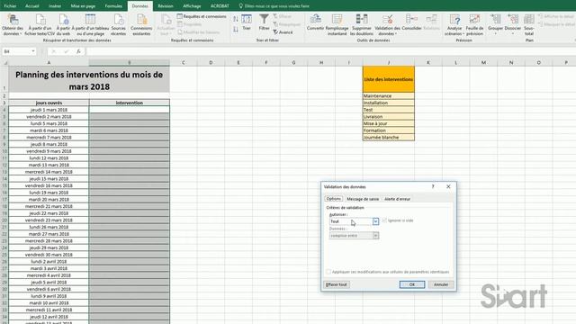 Microsoft Excel 2016 : Créer une liste déroulante pour encoder dans les cellules смотреть онлайн