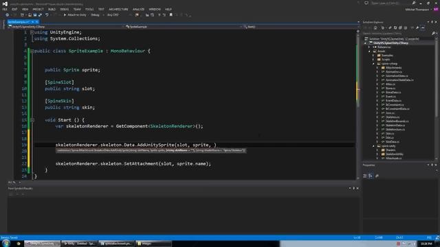 Spine Unity Sprite Attachments смотреть онлайн