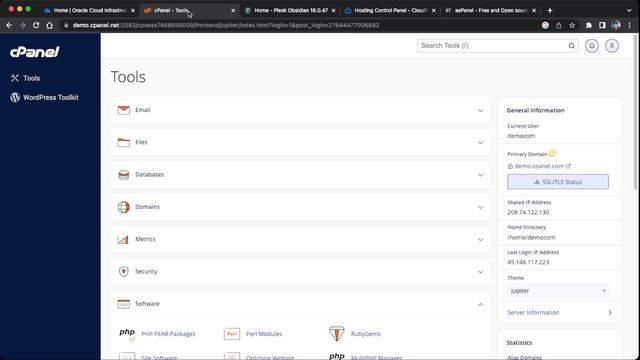 What is Control Panel for a Web Server? - Compute (VM) - Oracle Free Tier - Tamil (தமிழ்) смотреть онлайн