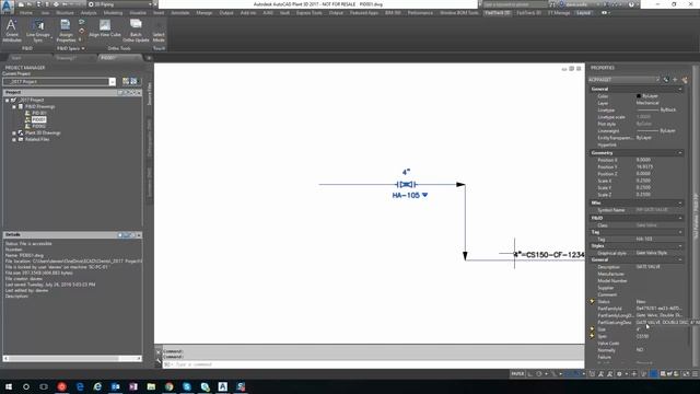 Spec Driven PnIDs in AutoCAD P&ID 2015-2017 смотреть онлайн