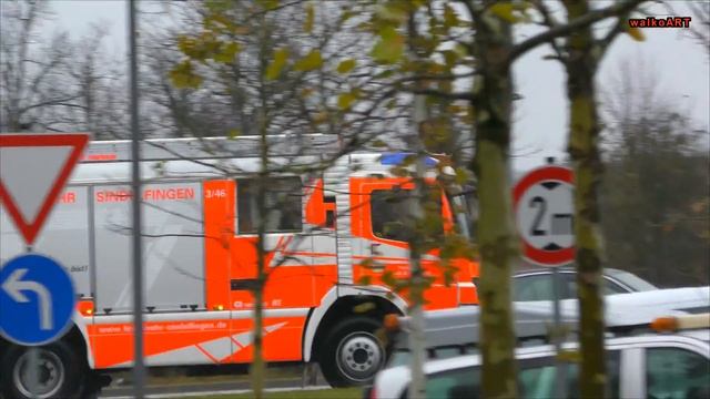 ALARM! Feuerwehr Sindelfingen Darmsheim Mercedes Atego 1529 - Responding fire truck смотреть онлайн