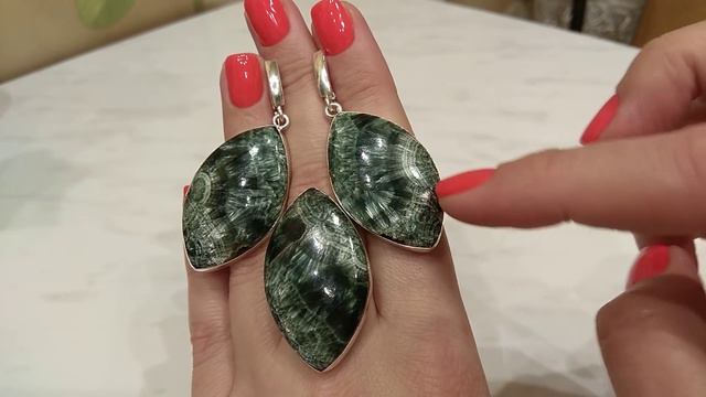 Серебряные украшения с натуральными камнями. Часть 2. смотреть онлайн