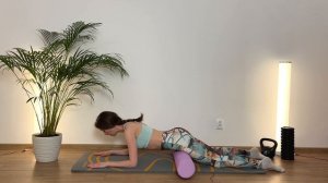 Тренировка на пресс с Фоам Роллом . МФР для плоского живота