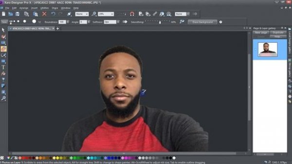 Magic Eraser Xara Designer Pro X