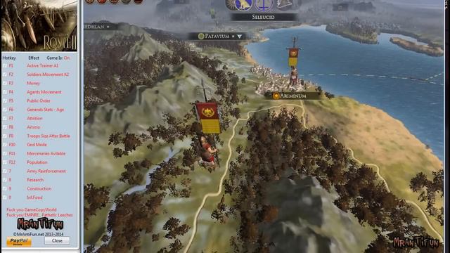 Total War Rome 2 V1.13.0 Trainer +16 смотреть онлайн