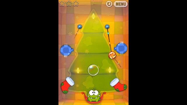 Cut The Rope: Holiday Gift Box All Levels Walktrought (3 Stars) смотреть онлайн