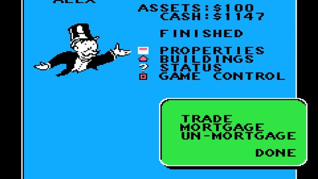 Monopoly (NES) Playthrough смотреть онлайн