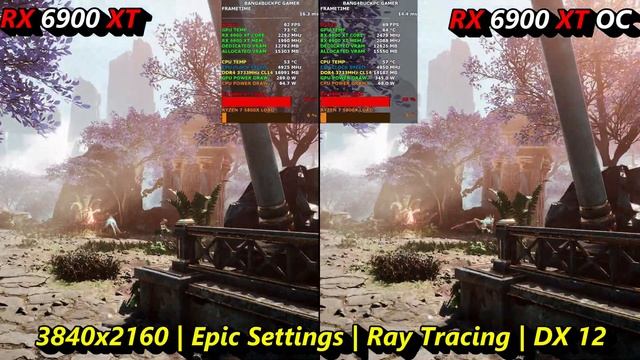 RX 6900 XT Merc 319 Stock Vs Overclock Benchmarks 4K | Ryzen 7 5800X смотреть онлайн