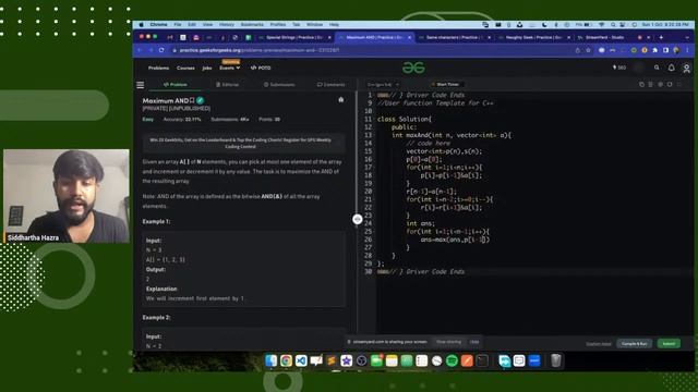 GFG Weekly Coding Contest - 122 Post Analysis | GeeksforGeeks Practice смотреть онлайн