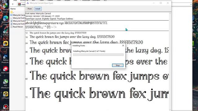How to Install New Fonts on Windows 10 Pro | For All Software *2022* смотреть онлайн