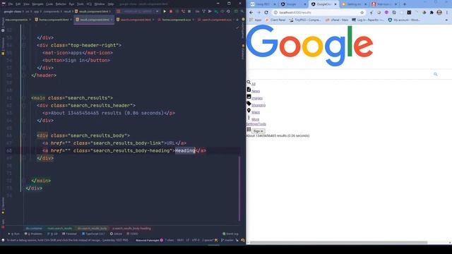 Create Google Clone Using Angular 9 смотреть онлайн