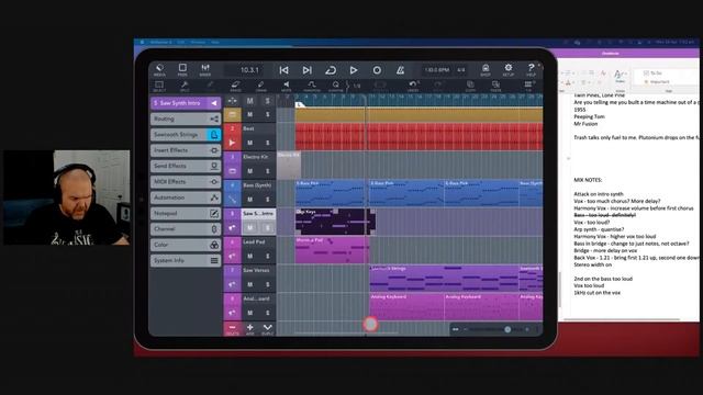 MIXING in Cubasis 3 iOS (iPad) | Final Mix? смотреть онлайн