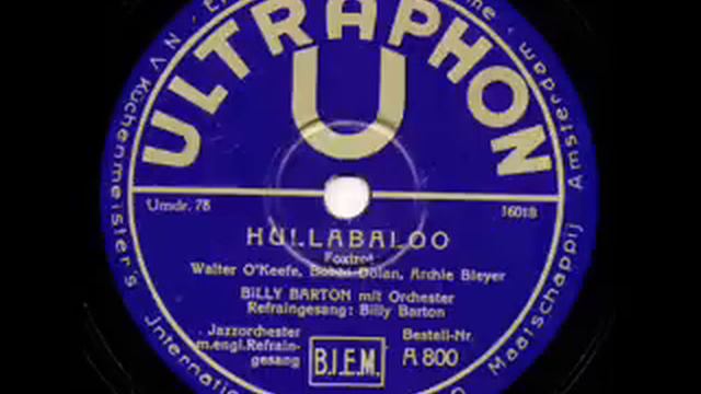 Billy Barton, Hullabaloo. Berlin 1931 смотреть онлайн
