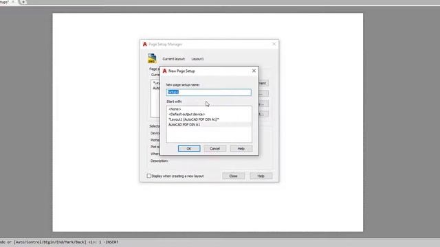 AutoCAD 2018 - Page Setups смотреть онлайн