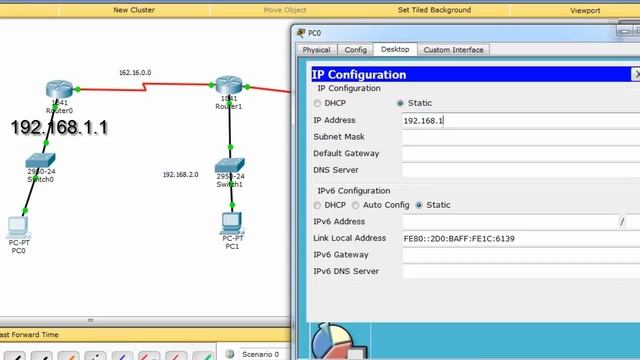Enrutamiento estatico (3 router) Packet Tracer смотреть онлайн