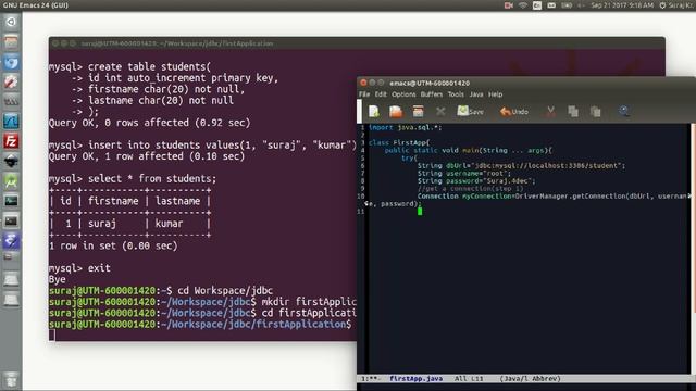 Java JDBC Tutorial 1 : Connect Java Application with MySQL Database смотреть онлайн