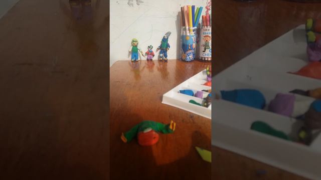 Как слепиты Майто Гая из пластилина#наруто смотреть онлайн