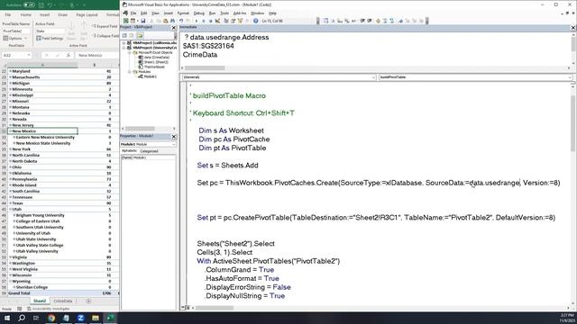 Manipulating pivot tables with VBA смотреть онлайн