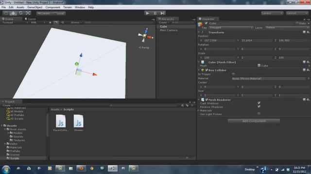 How to make a floor in Unity 3D смотреть онлайн
