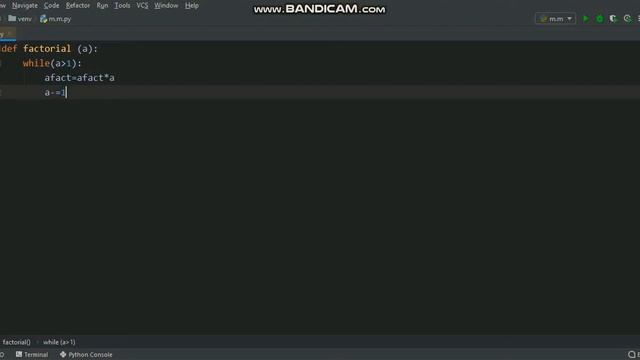 Calculating factorial in python смотреть онлайн