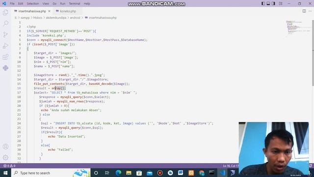 06 Kombinasi Android (Java) PHP dan database Mysql смотреть онлайн