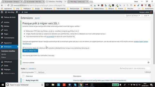 Activer le HTTPS Facilement en quelques clics sur son WordPress смотреть онлайн