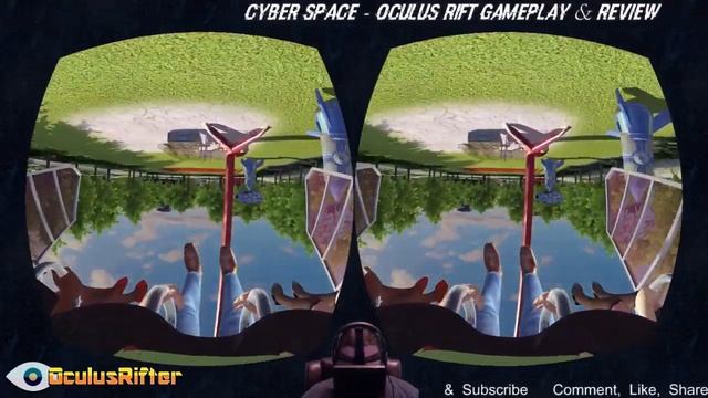 Cyber Space (Amusement Park Ride) - Oculus Rift GamePlay & Review смотреть онлайн