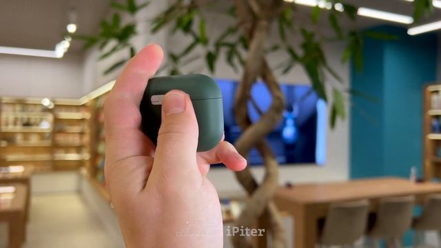 Беспроводные наушники с микрофоном Apple AirPods 3-го поколения (Зелёный) смотреть онлайн