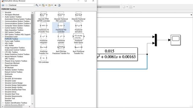 Fractional Order PID Controller for DC Motor Speed Control in Simulink MATLAB смотреть онлайн
