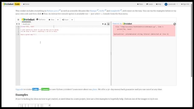 Python: The print() function - Gramcode смотреть онлайн