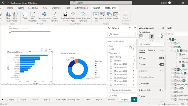 Convert Date Range Slicer into Calendar Slicer in Power BI | Power BI | Calendar Slicer смотреть онлайн