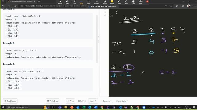 L3. Count No. of Pairs With Abs Difference K || Leetcode || C++ || JAVA #90dayschallenge || #day3 смотреть онлайн