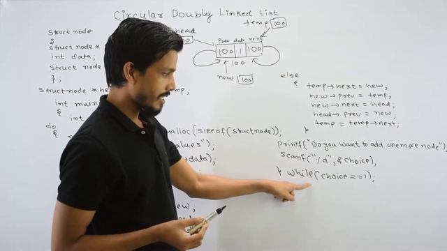 Doubly Circular Linked List | Creation and Display | Data Structures смотреть онлайн