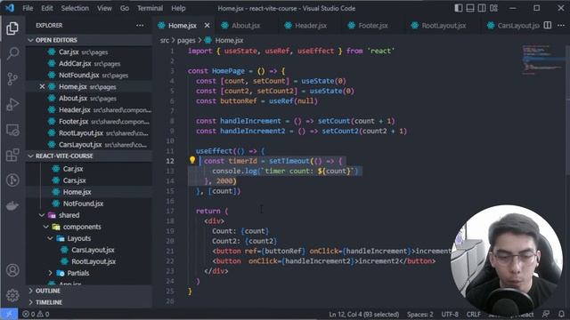 React Crash Course: #8 useEffect and useLayoutEffect смотреть онлайн