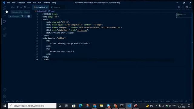 Web-Sayt Ichida 4 Qator Kod Orqali Online Chat Yaratish | O'sha Chatni Telegramga Ulab Qo'yish | смотреть онлайн