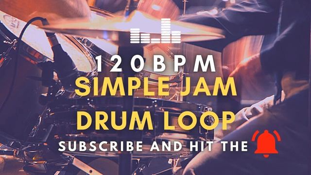 Simple Jam Drum Loop 120 BPM [Practice Tool + Free Download] смотреть онлайн