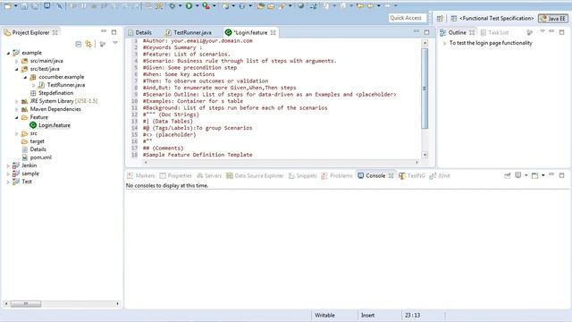Maven-Cucumber-First Cucumber Test in Java - Part 1 смотреть онлайн