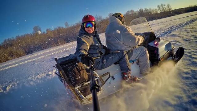 Покатушки на YAMAHA VK540 1 Января 2016