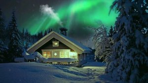 Звуки Зимы и Камина.Шелест падающего снега,звуки огня и зимней природы.Уютные звуки зимы для сна.