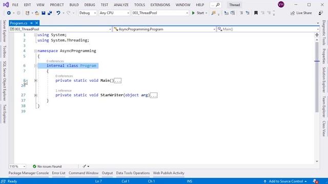 Введение в асинхронное программирование. C# Асинхронное программирование.