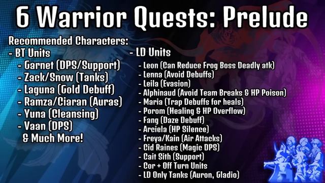 6 Warrior Quest Explained! Preparing For The 6 Warrior Quest: Prelude Event! [DFFOO GL] смотреть онлайн