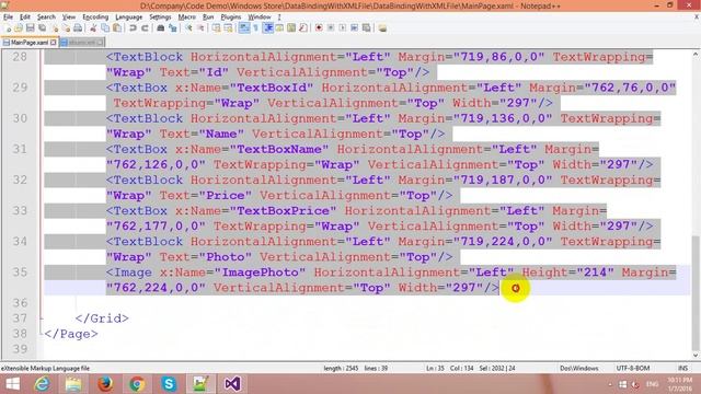 XML Data Binding in Windows Store App смотреть онлайн