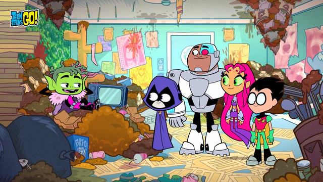 Titans vs. Trash | Teen Titans Go! | Cartoon Network смотреть онлайн