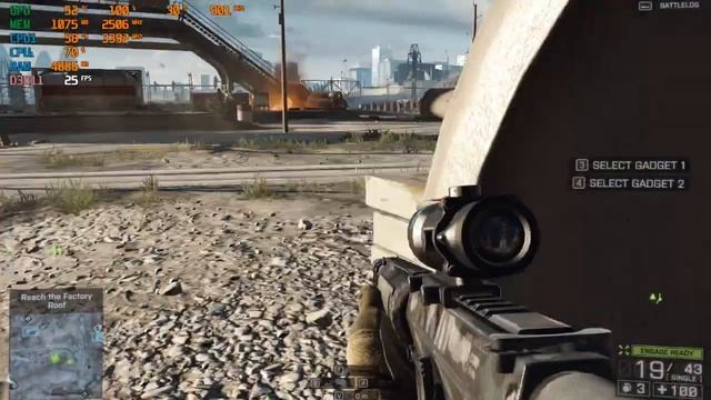 battlefield 4 gameplay | geforce gt 730 2GB FPS test | GeForce GT 730 in 2022 смотреть онлайн