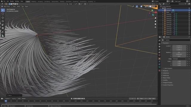 Abstract Glowing Lines Tutorial in Blender 2.9 Eevee смотреть онлайн