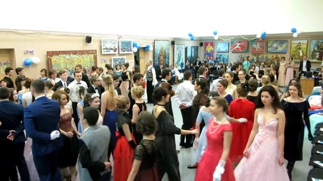 Полонез. Новогодний студенческий бал РГУ им. А.Н. Косыгина 4.12.16 г. смотреть онлайн