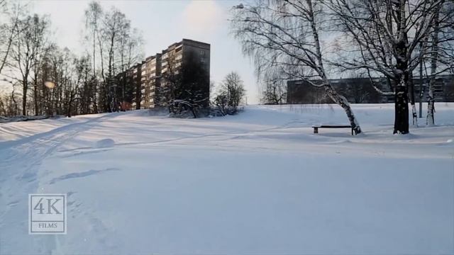 Зимний пляж озера Лесное (Сергиев Посад) смотреть онлайн