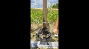 Лайфхак. Как можно легко вытащить столб из земли