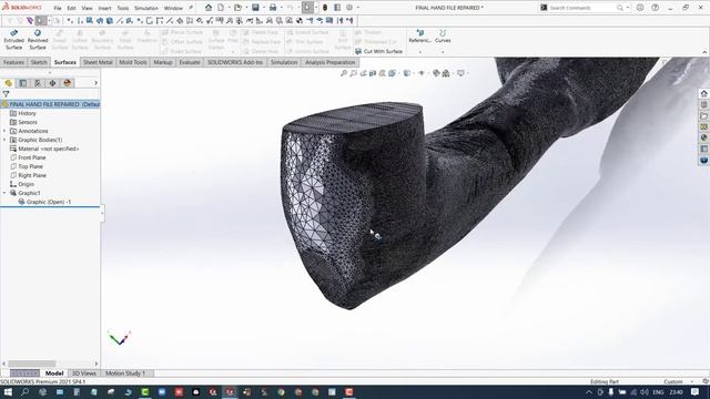 Converting STL | OBJ | PLY file formats to SOLID Part files смотреть онлайн